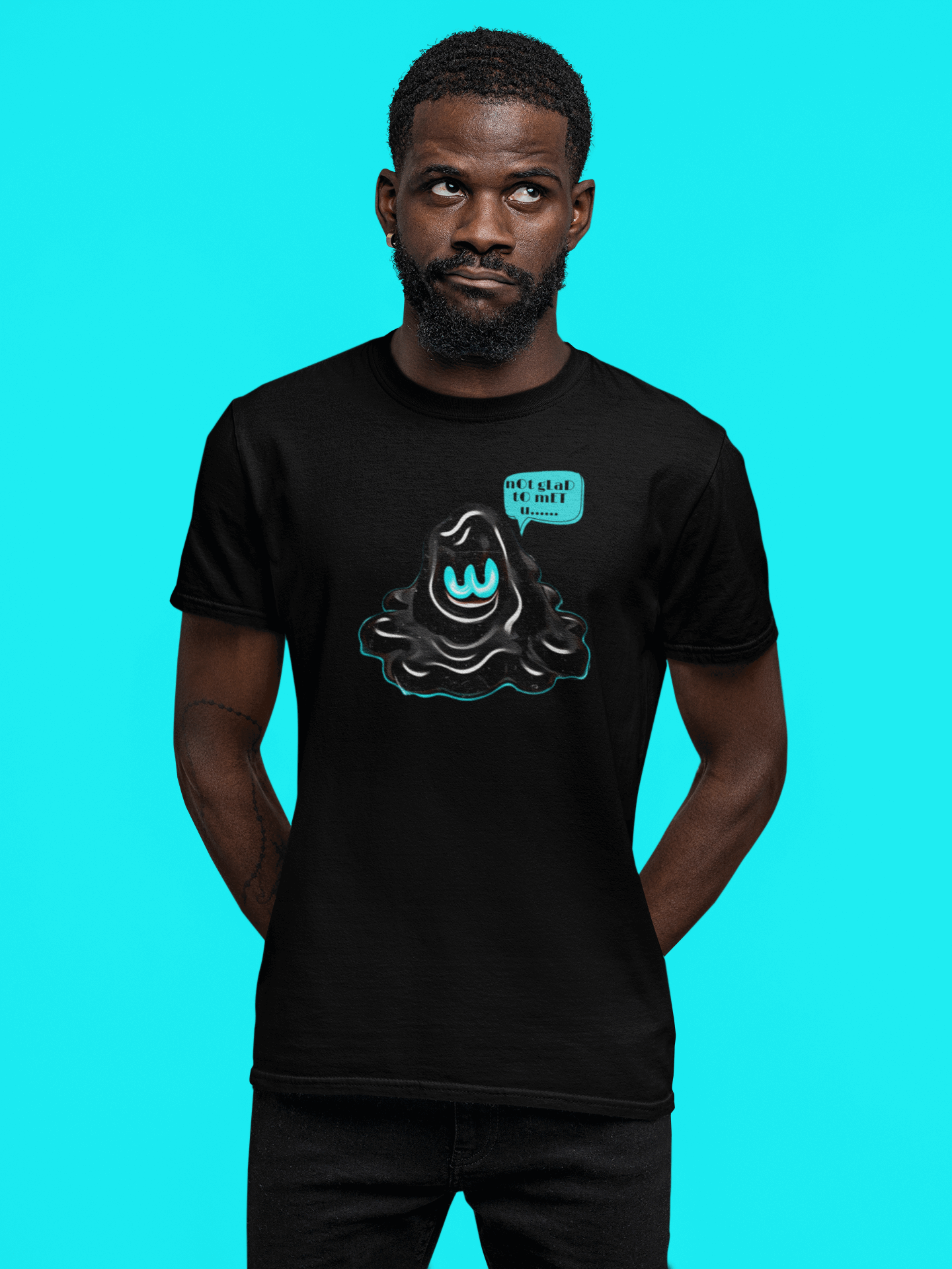 rude substance classic t shirt- blaqpopgod