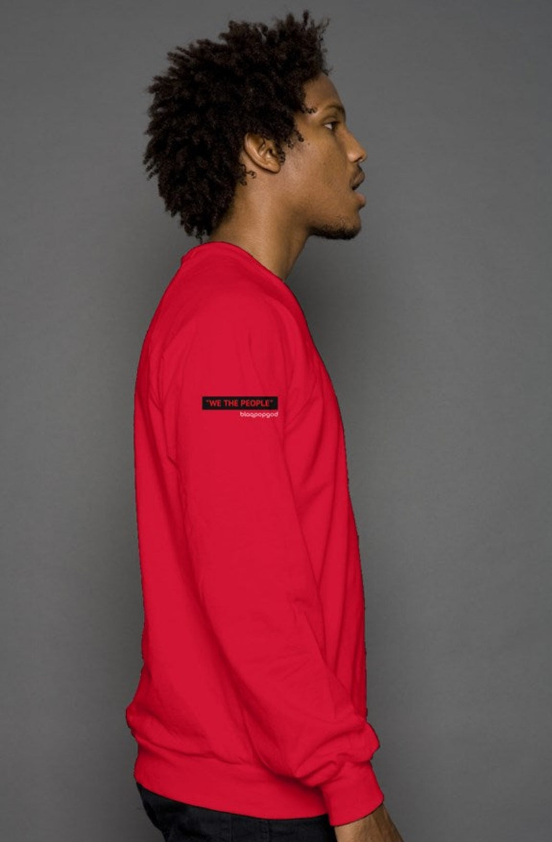 Printed photo op red t shirt