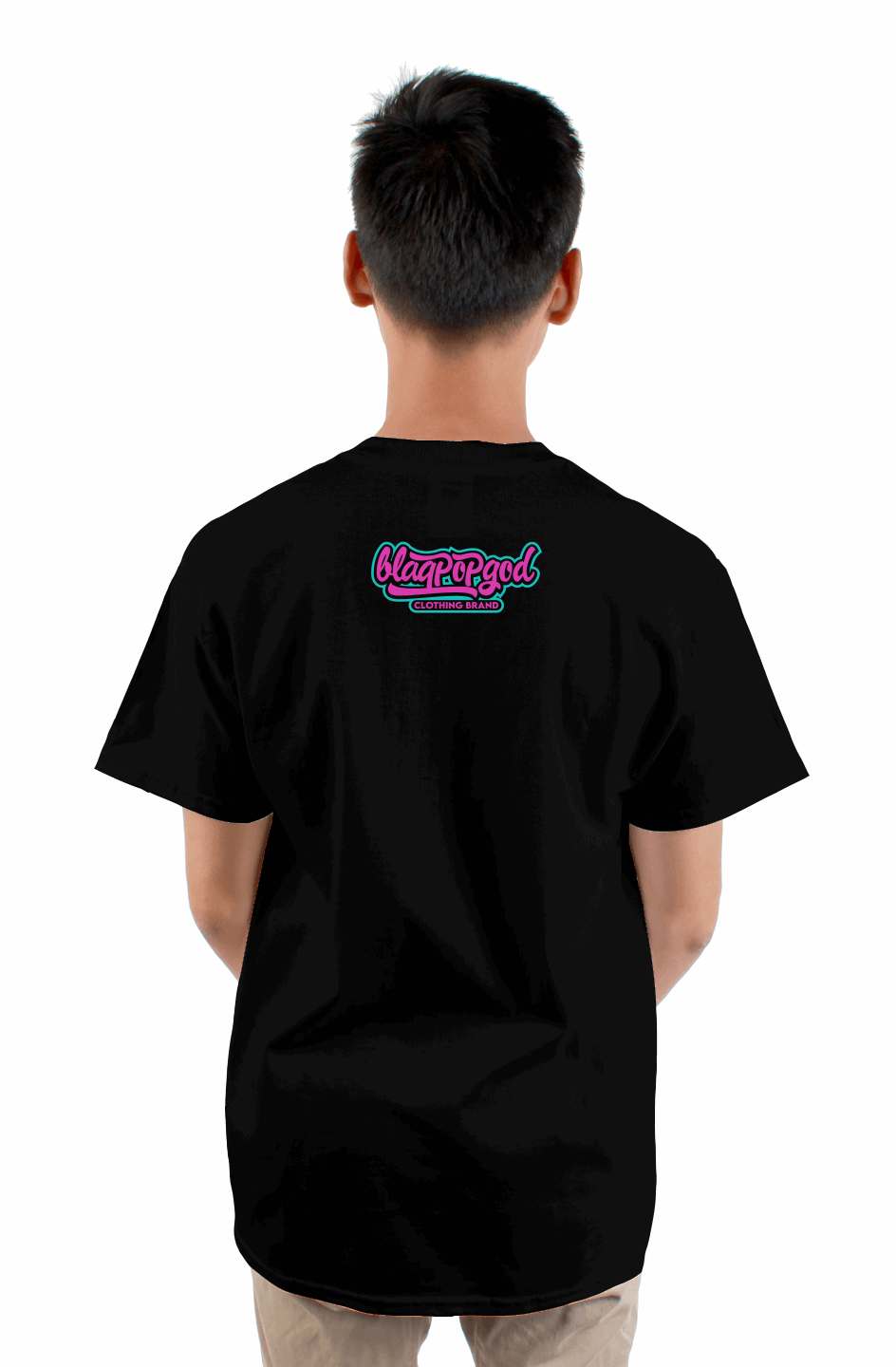 Gildan style mens 100% preshrunk cotton Seamless rib at neck blaqpopgod t-shirt - Sucka Free