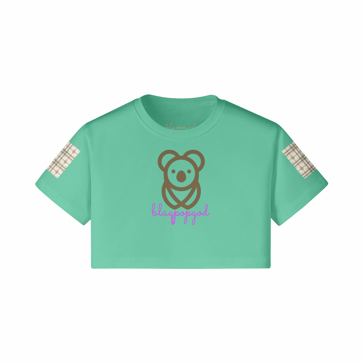 Esquire logo lady crop top