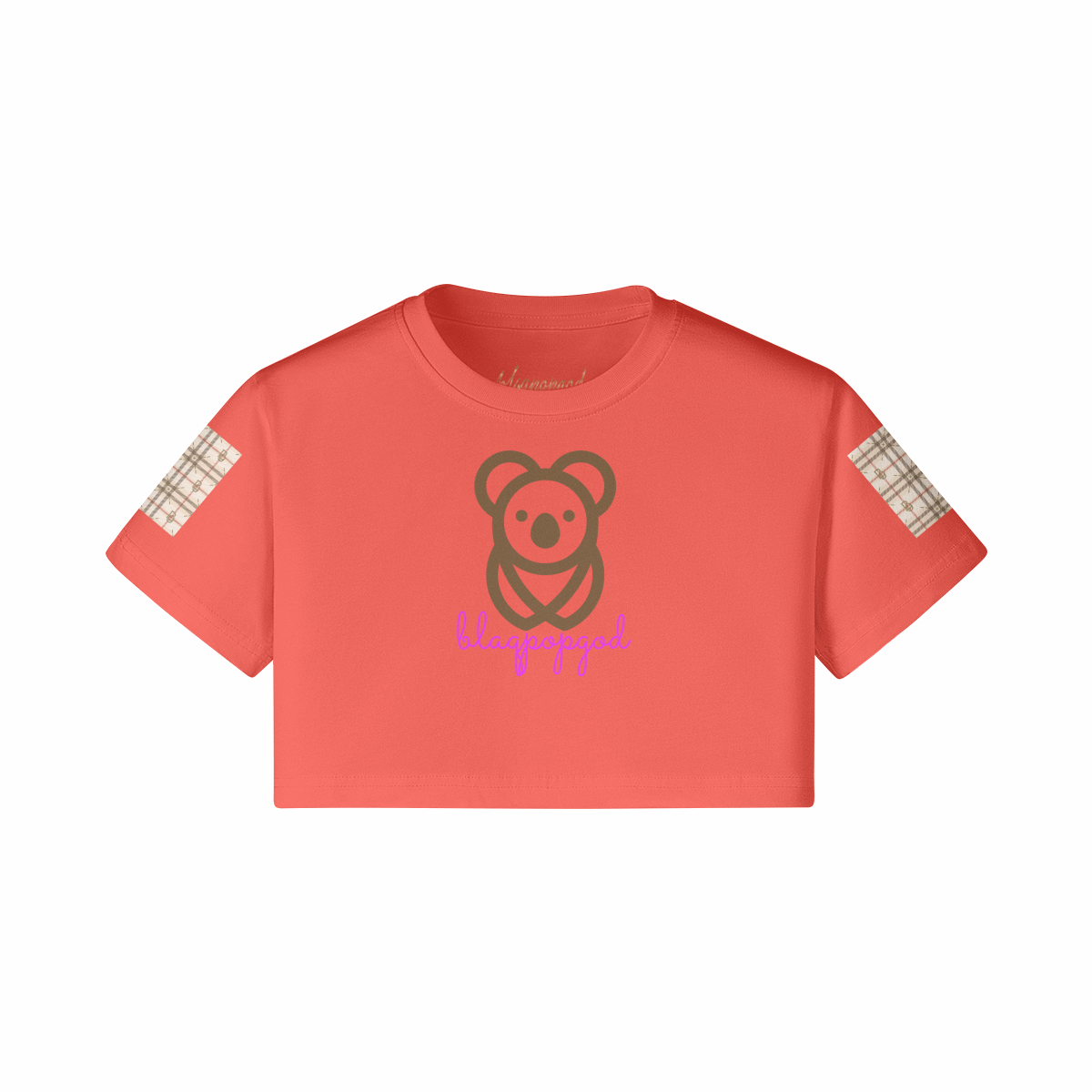 Esquire logo lady crop top