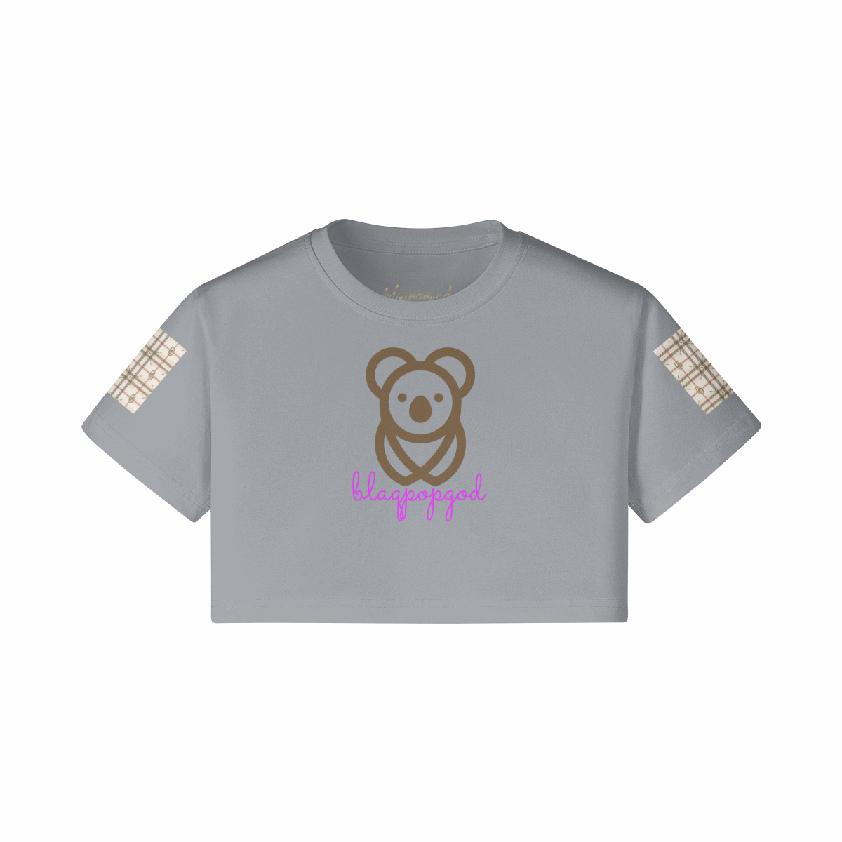 Esquire logo lady crop top