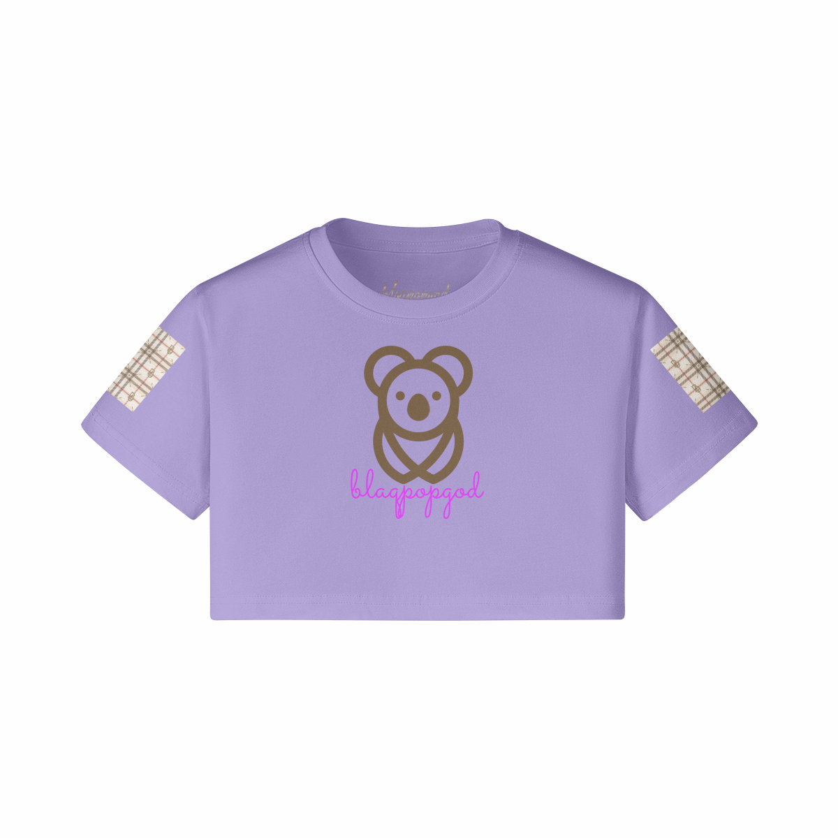 Esquire logo lady crop top