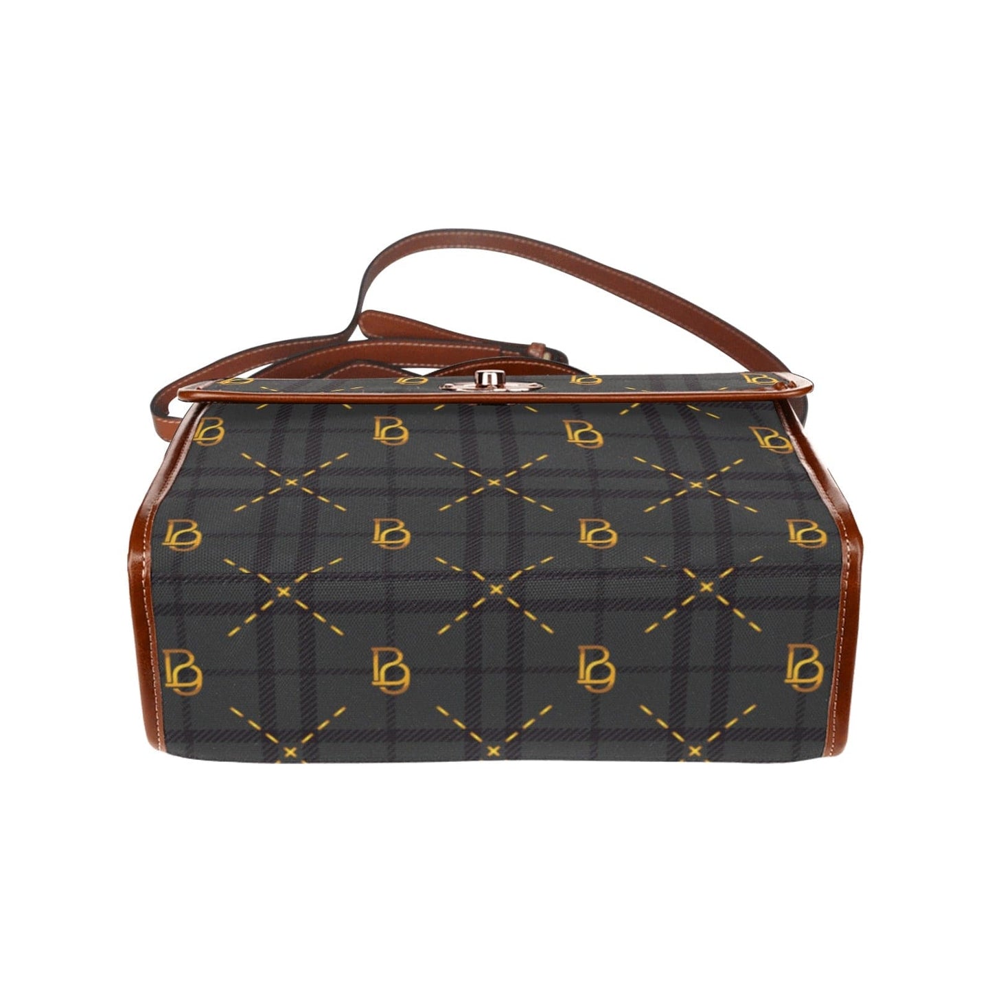 Lady coco logo pattern handbag