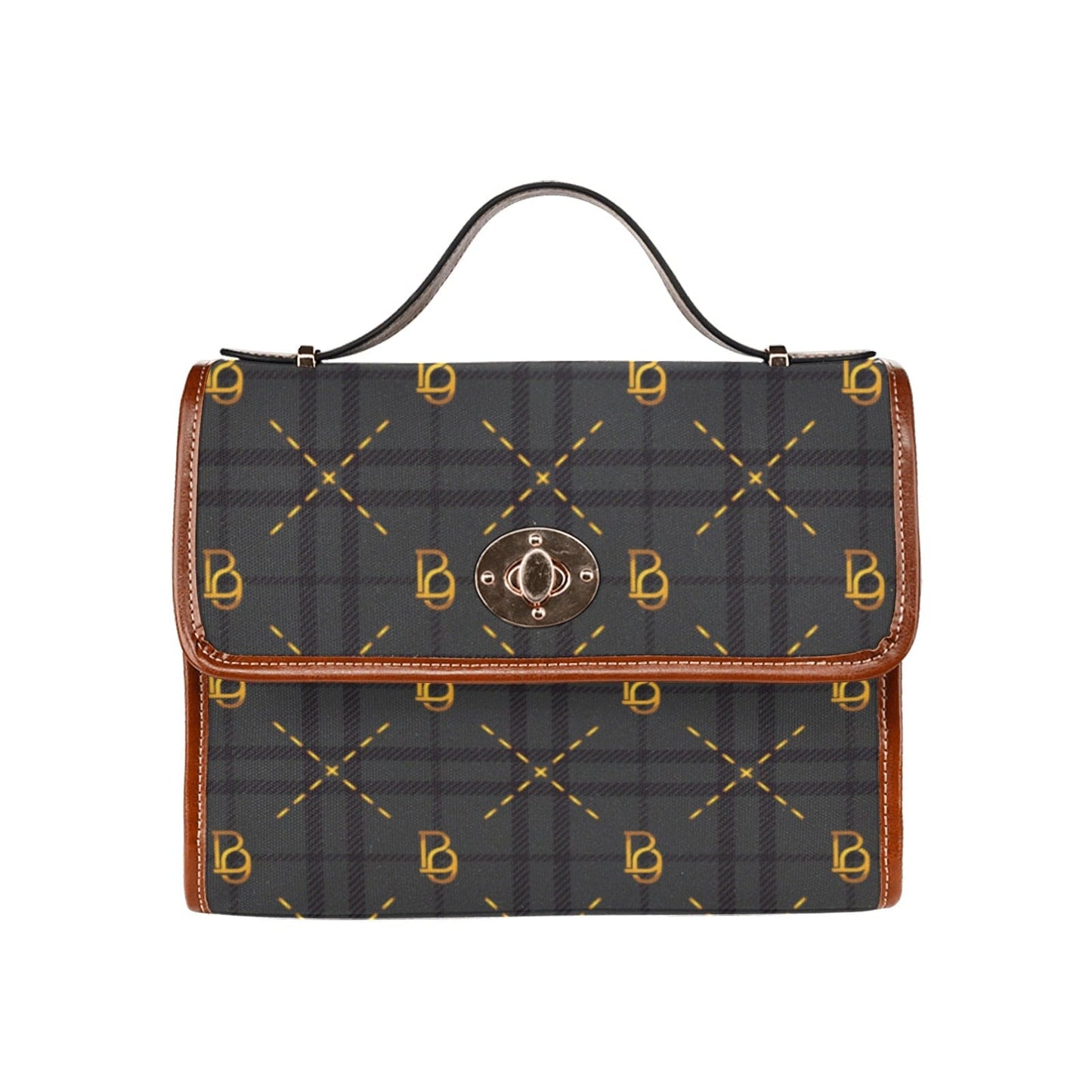 Lady coco logo pattern handbag