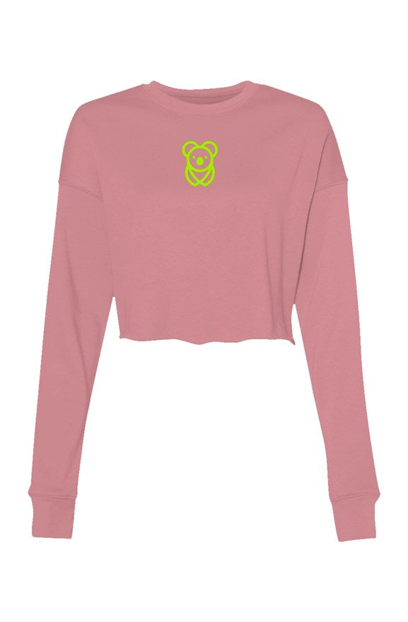 bpg-Lady Crop Crew Fleece