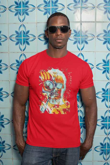 photo op red T-shirts For Men