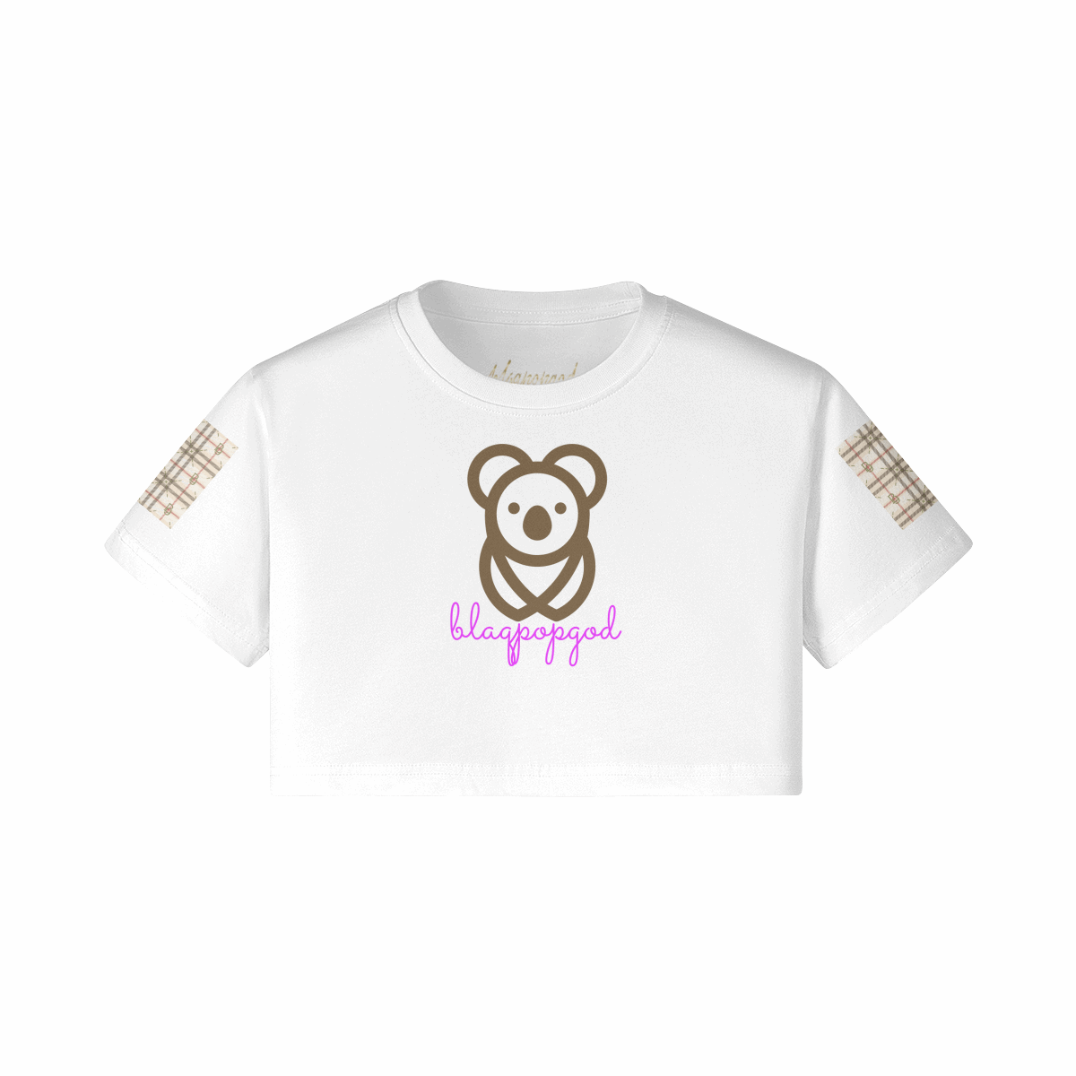 Esquire logo lady crop top