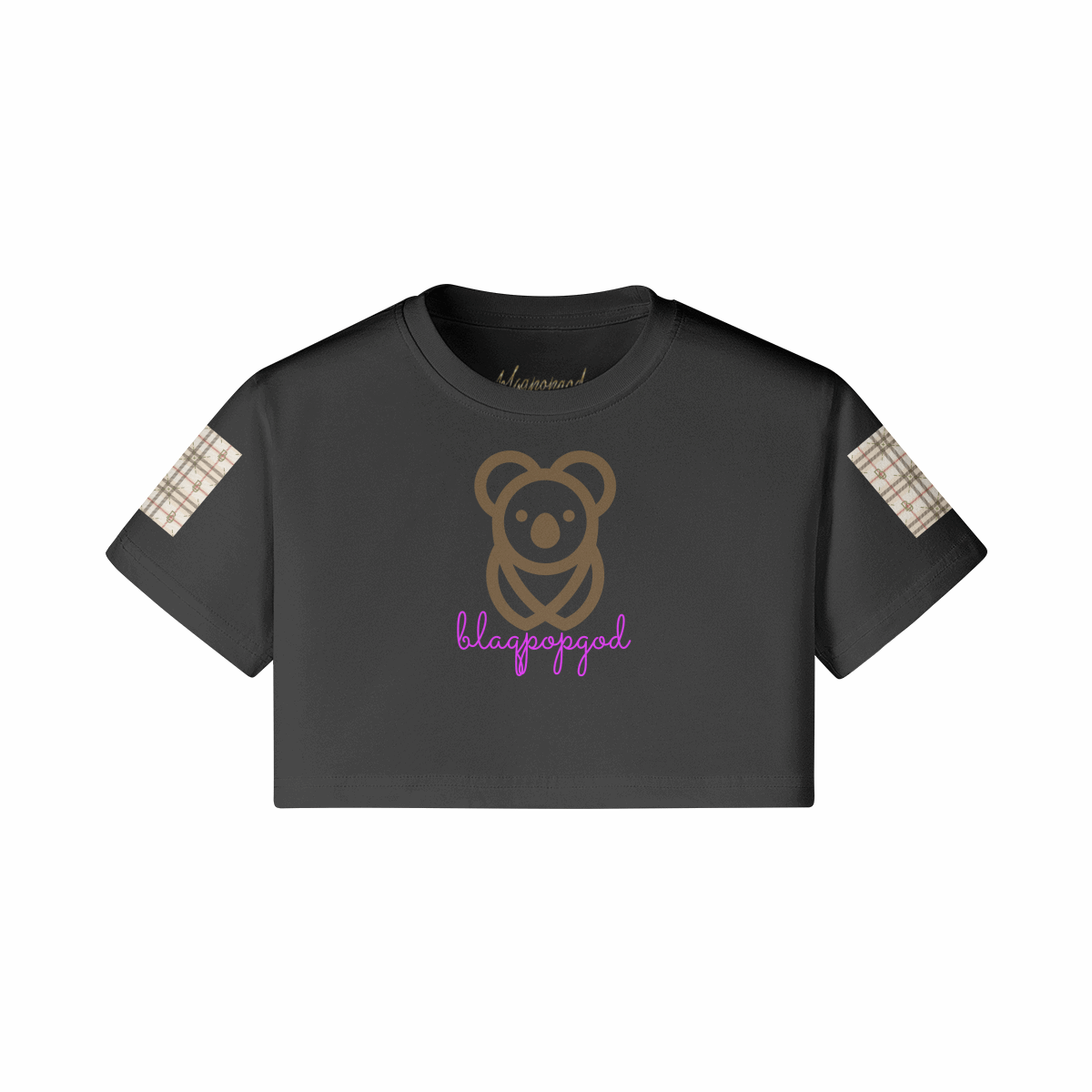 Esquire logo lady crop top