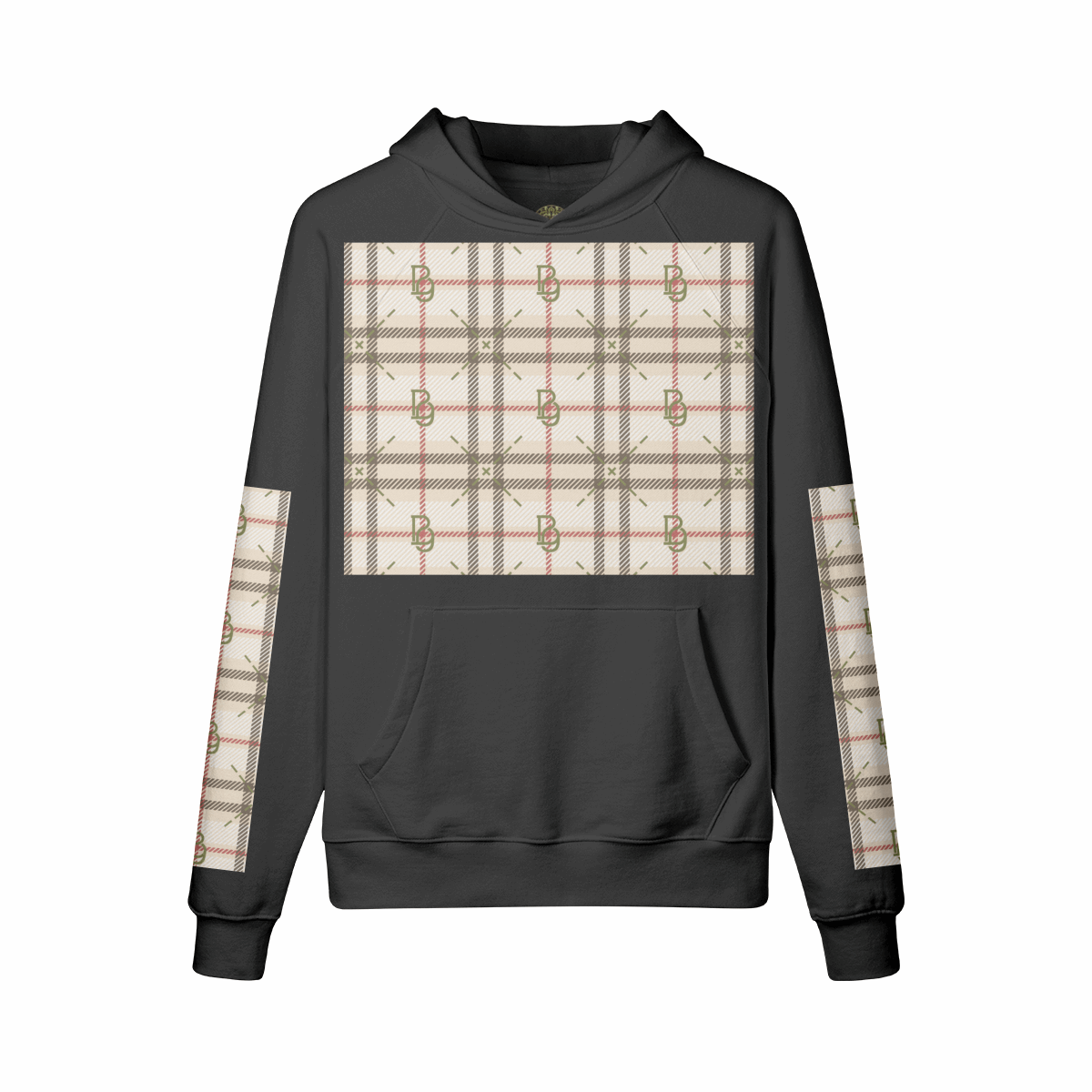 Pattern Branded Men's Full Sleeve Hoodie T-Shirt