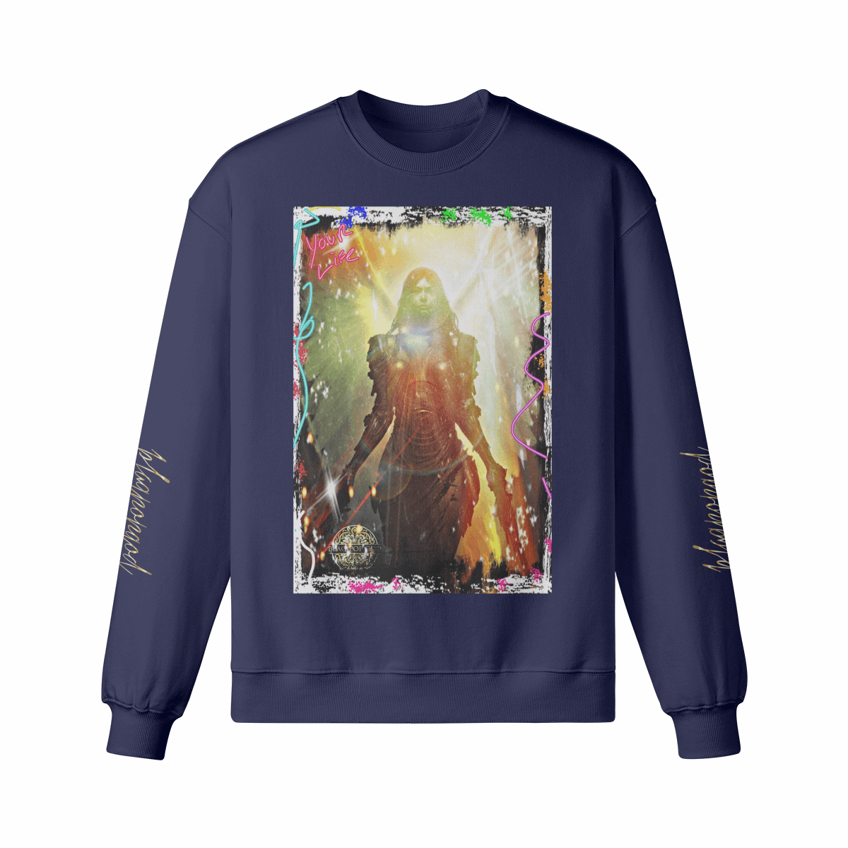 Art Designed Tribal Heavy Crewneck Sweatshirt Collection Stylish Streetwear 100% combed cotton