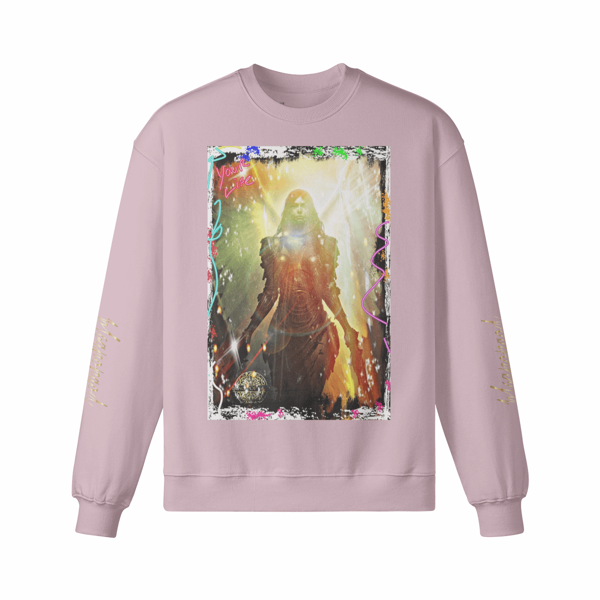 Art Designed Tribal Heavy Crewneck Sweatshirt Collection Stylish Streetwear 100% combed cotton