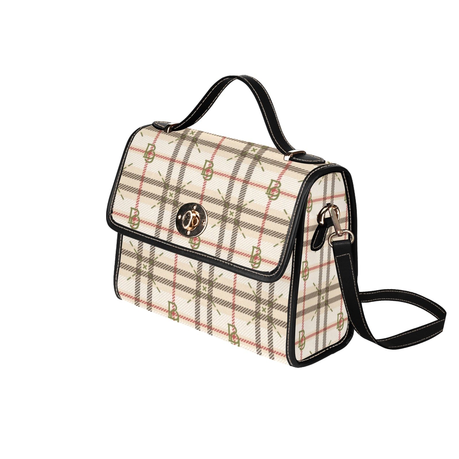 Vanilla Logo Pattern Handbag