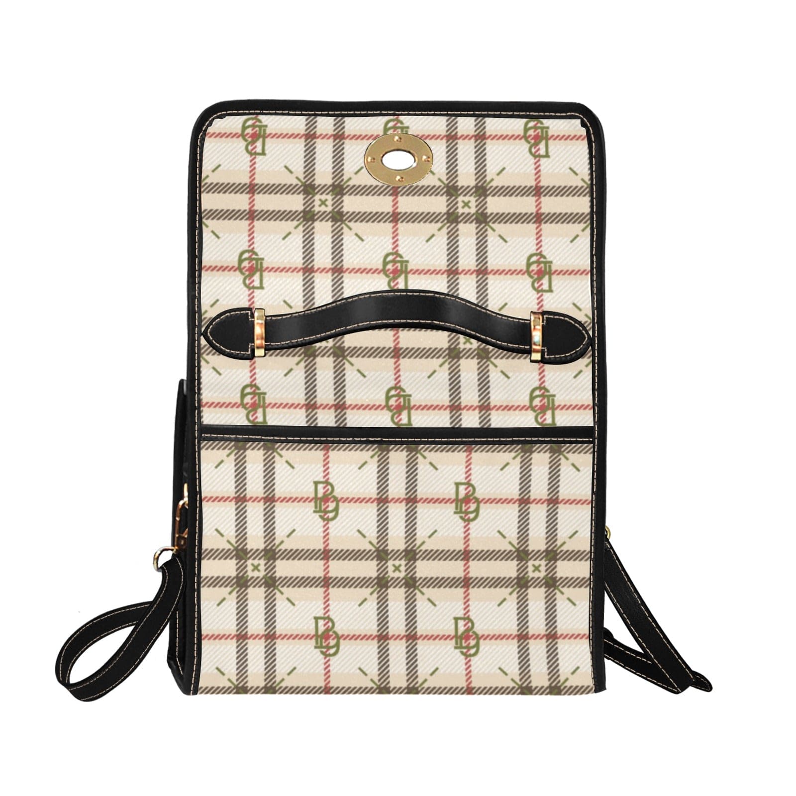 Vanilla Logo Pattern Handbag